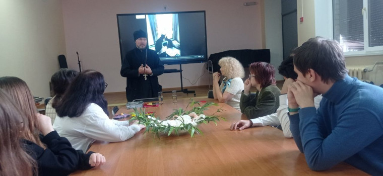 Встреча с настоятелем Храма святого Александра Невского (г.Балтийск).